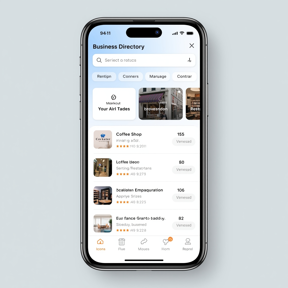 Business directory app