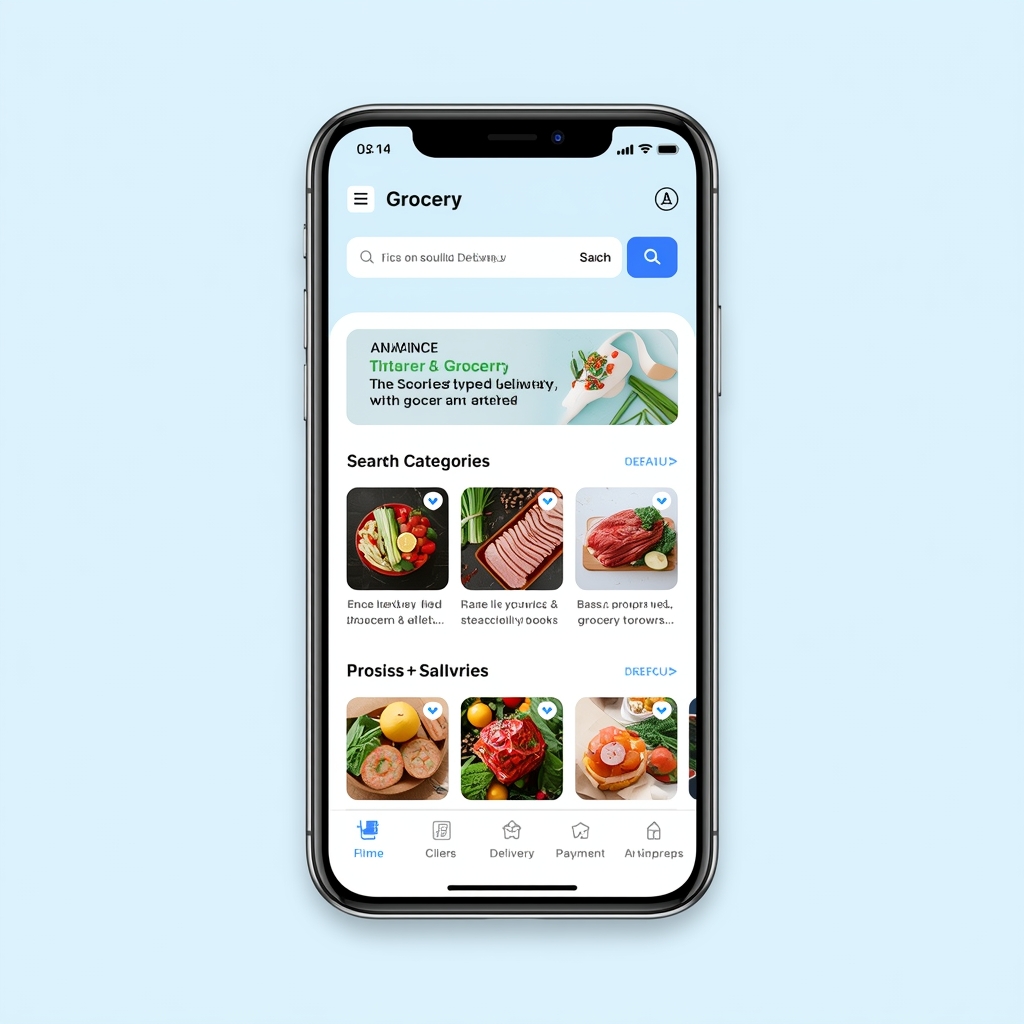 Grocery delivery app