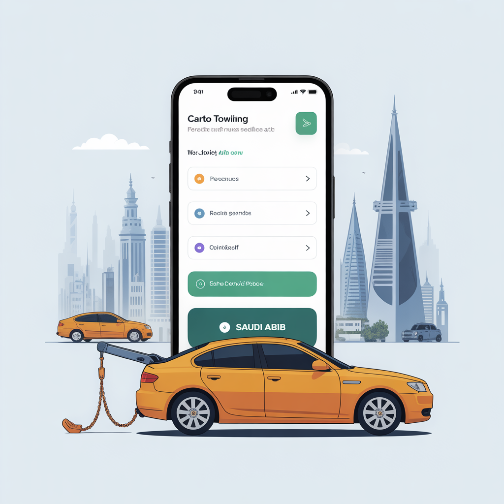 Toing Appa Ready-to-Use Car Towing Mobile App in Saudi Arabia